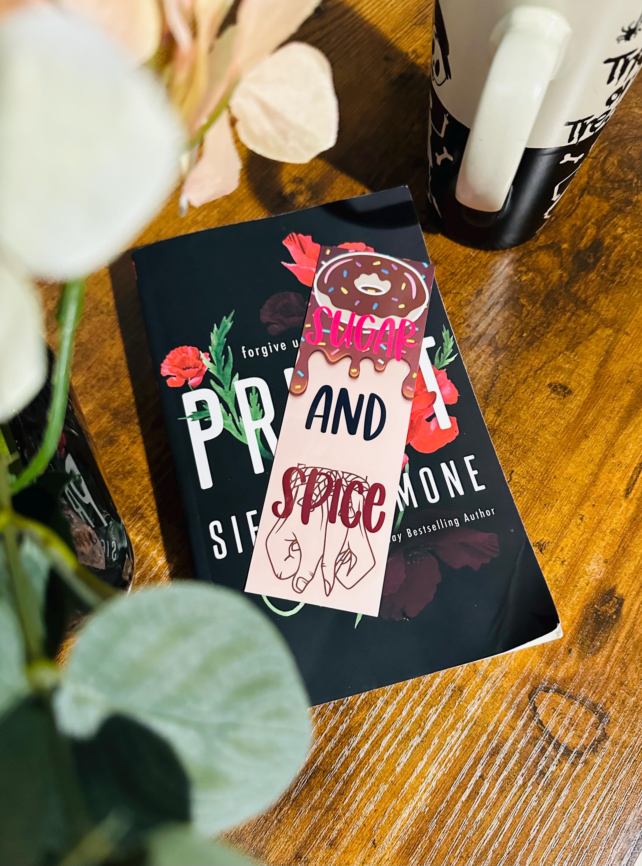 Sugar and spice Bookmark and sticker