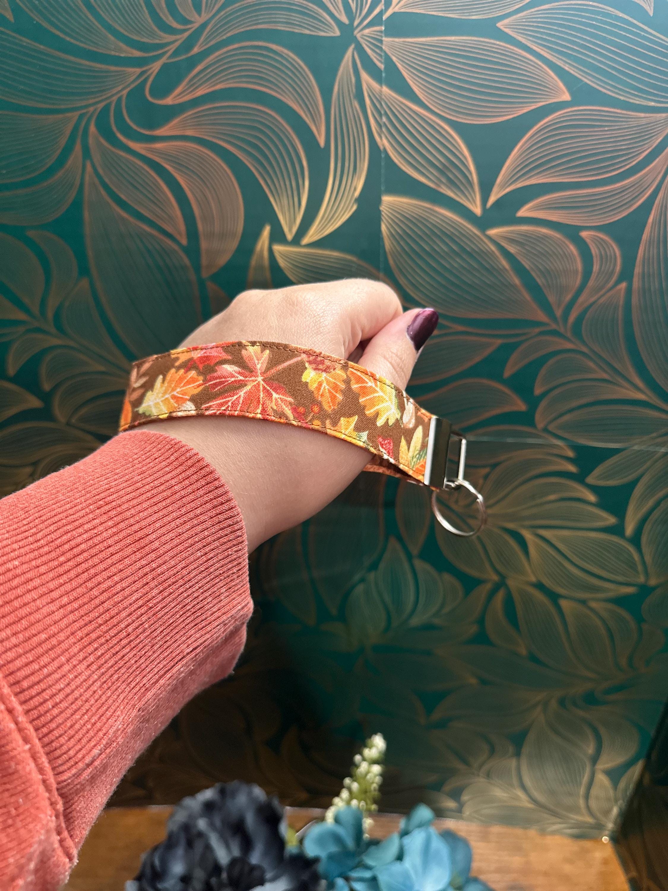 Fall  keychain wristlet