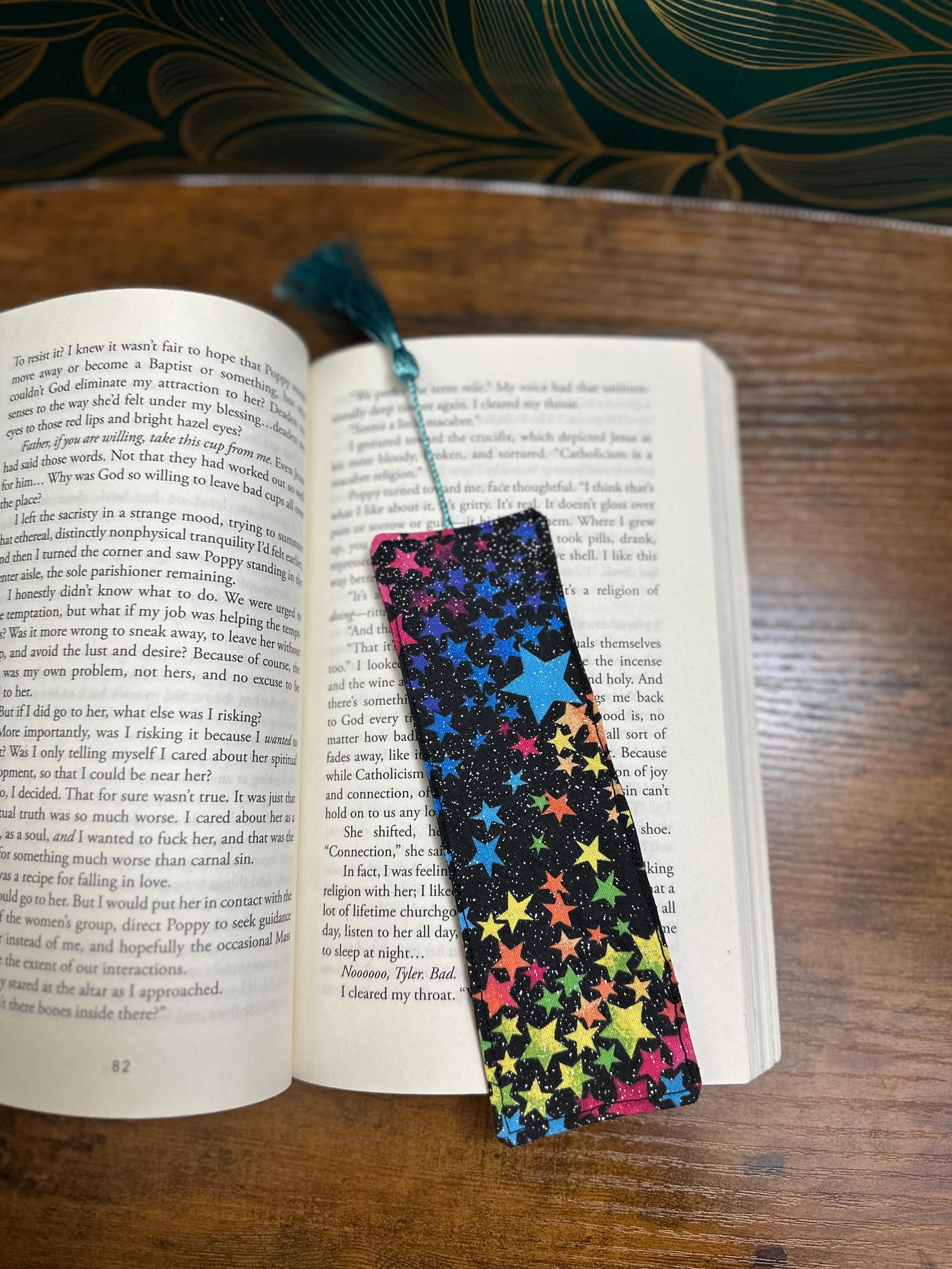 Colorful Star Bookmark with Tassel