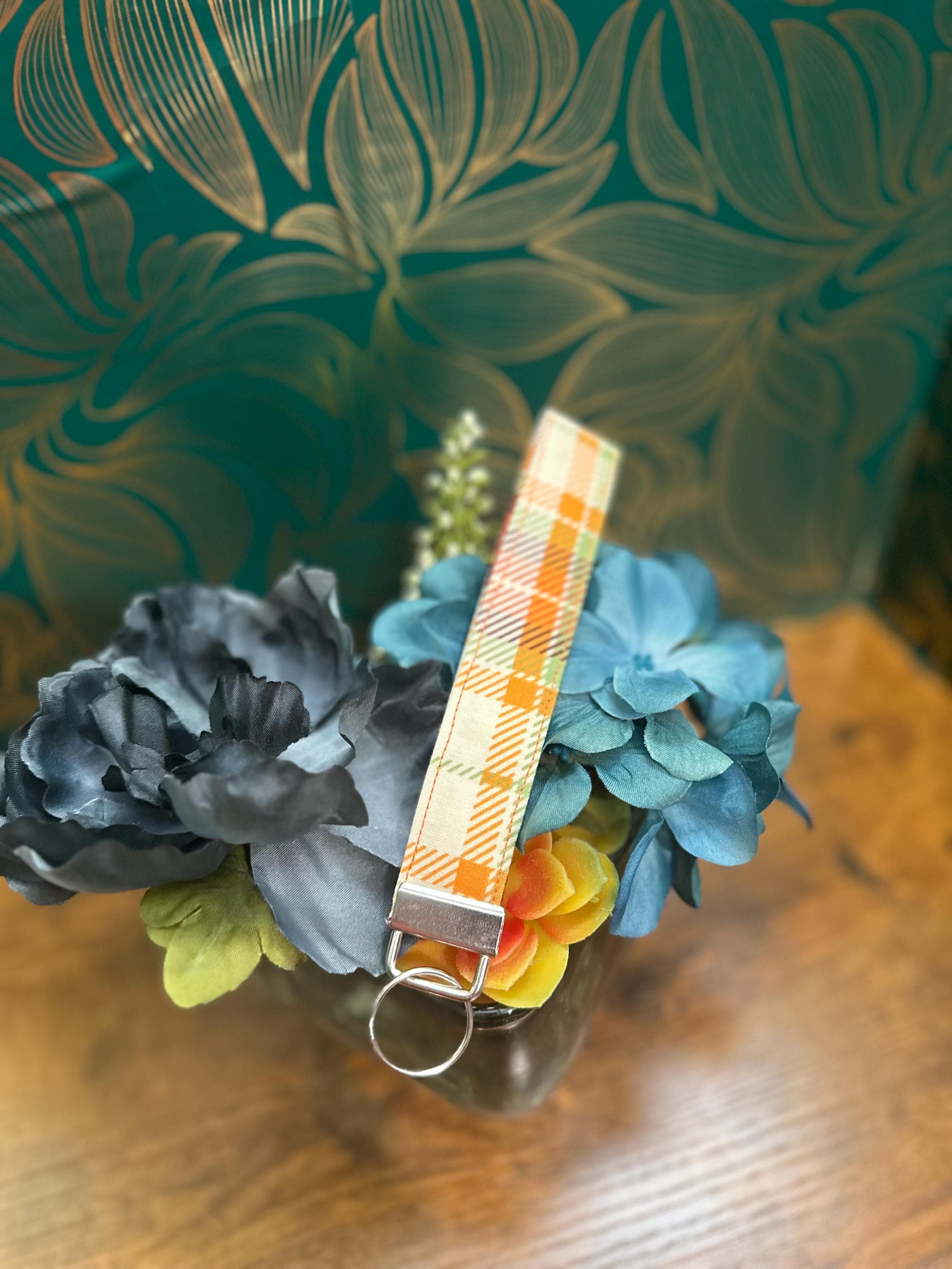 Fall  keychain wristlet