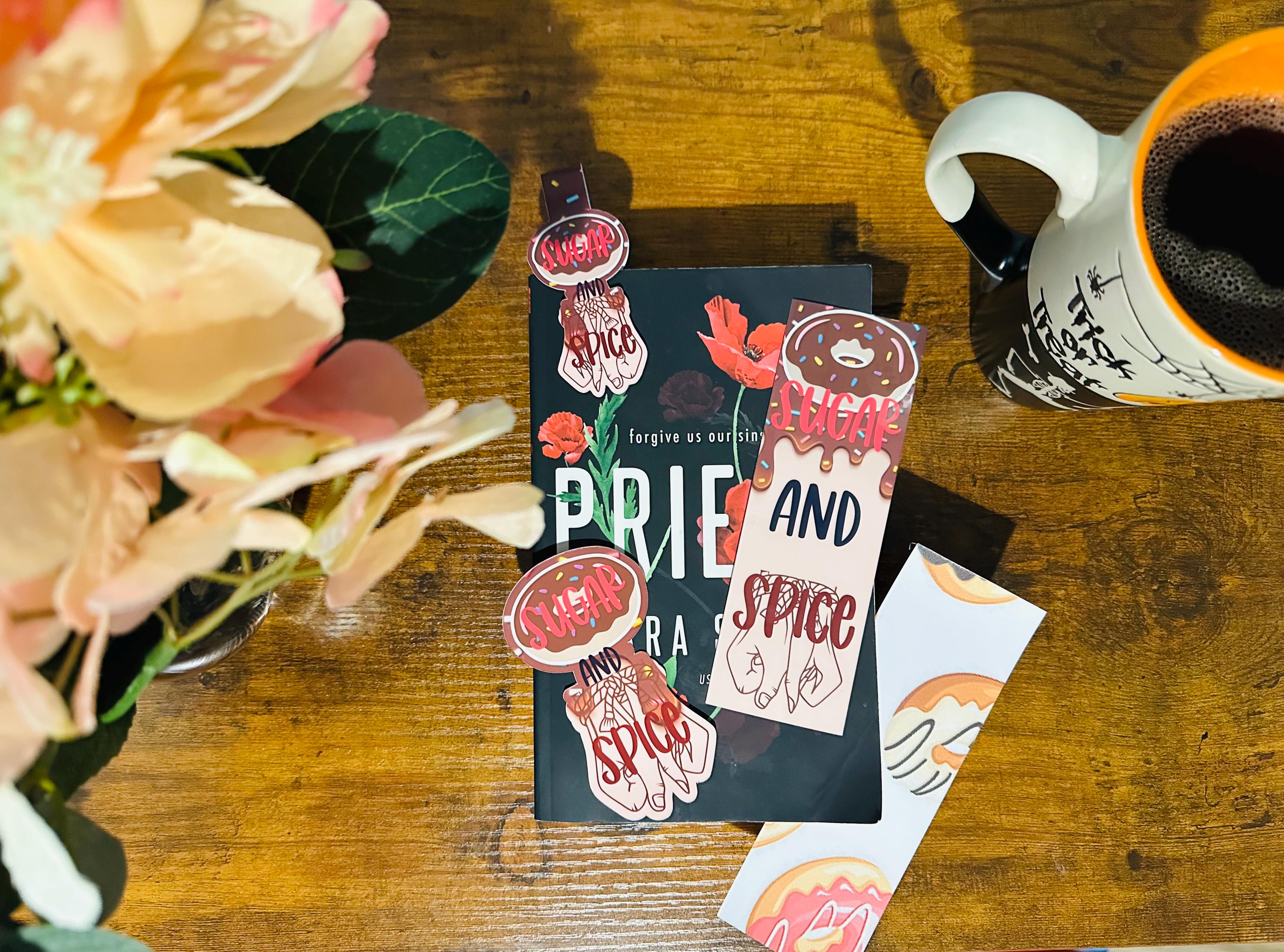 Sugar and spice Bookmark and sticker