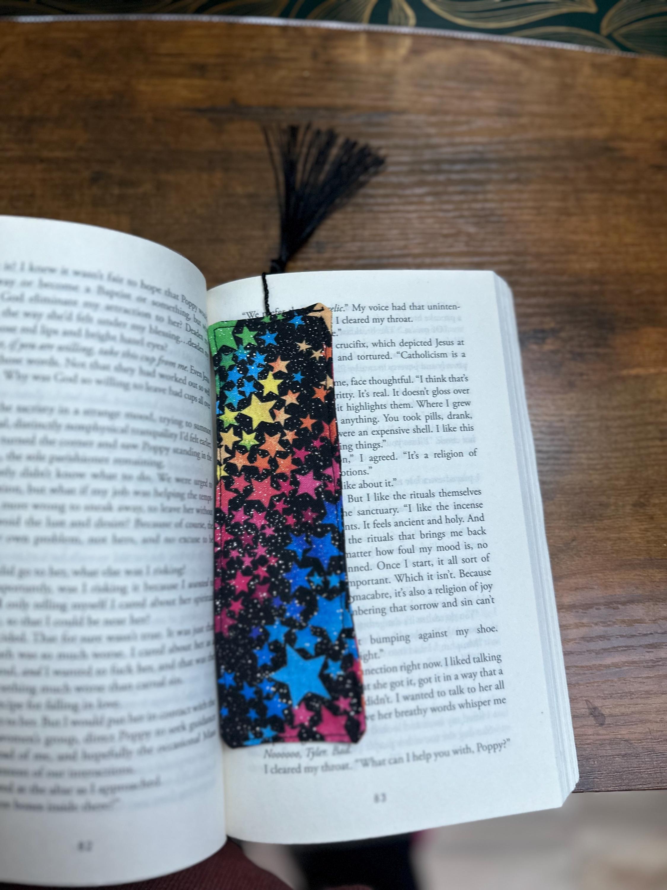 Colorful Star Bookmark with Tassel