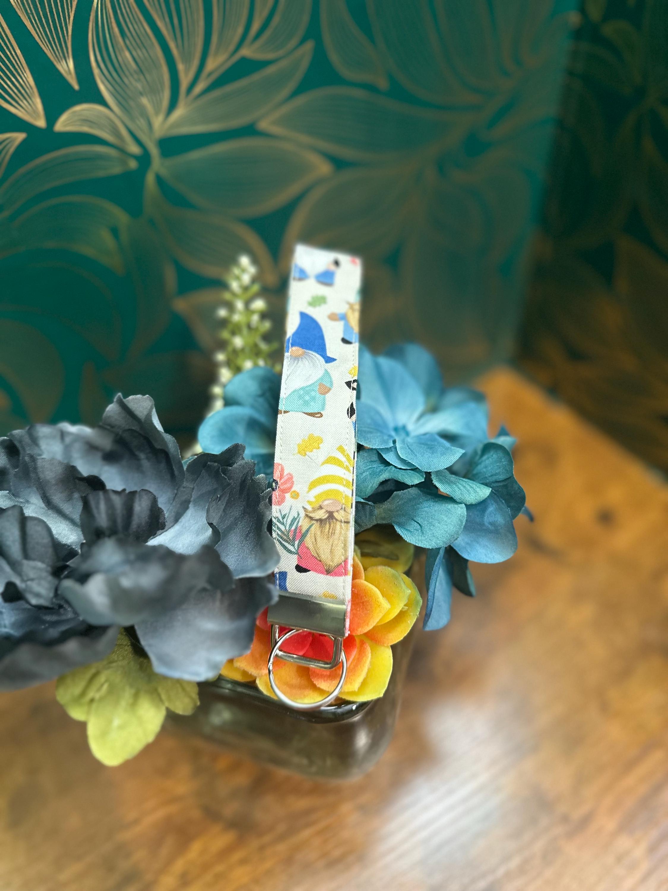 Gnome Wristlet Keychain