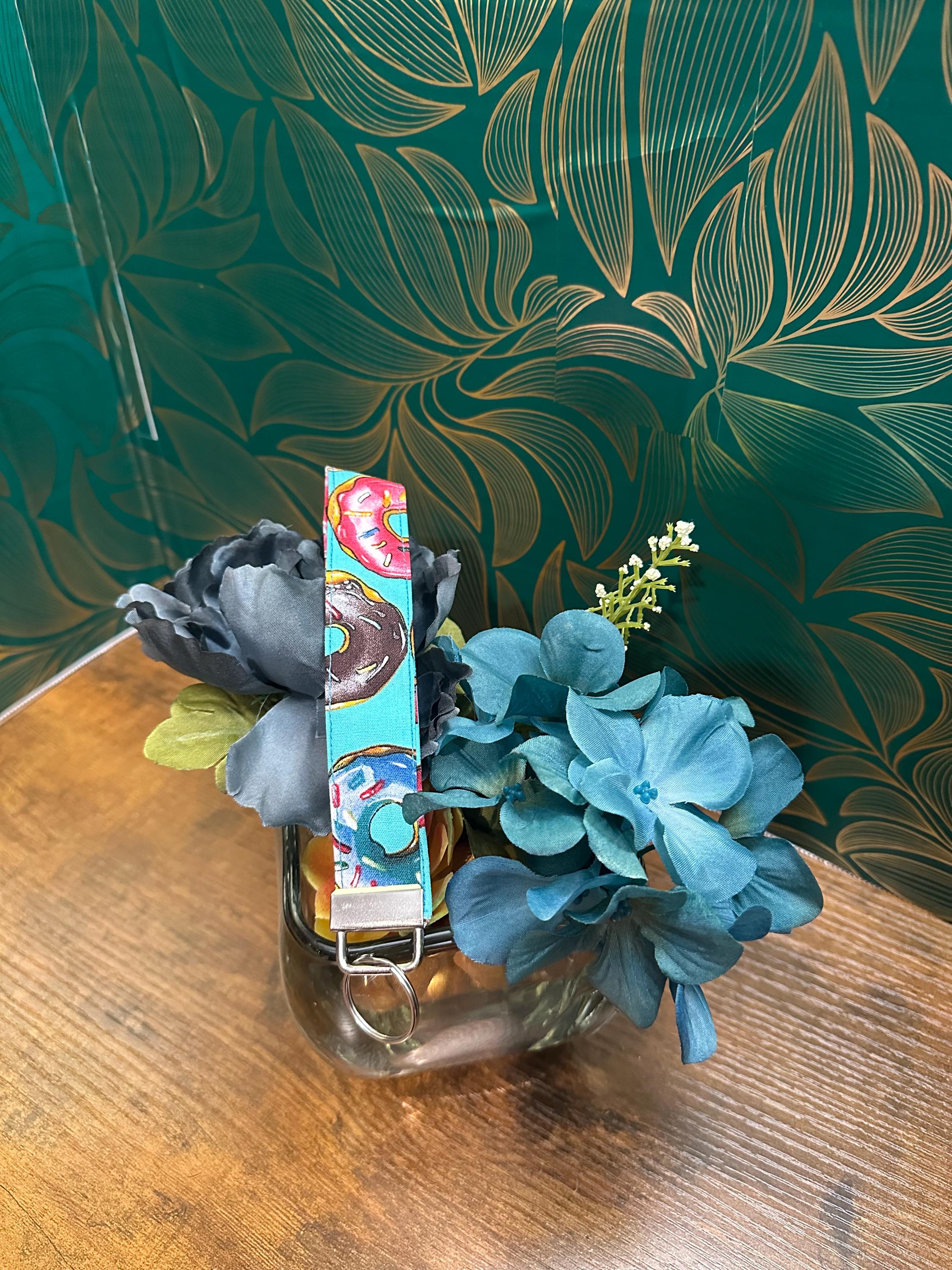 Sweet treat wristlet keychain