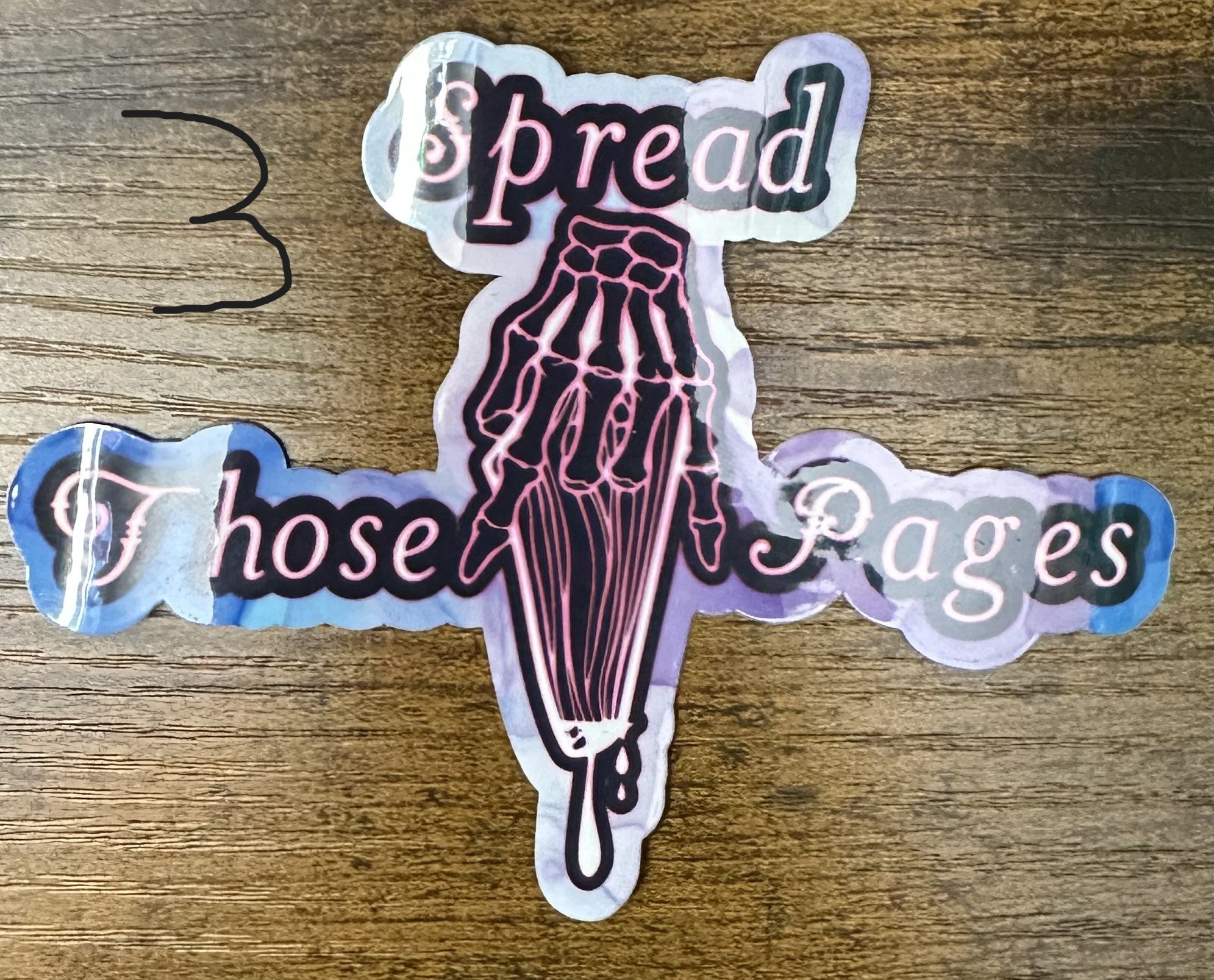 Smut Sticker: Spread those pages