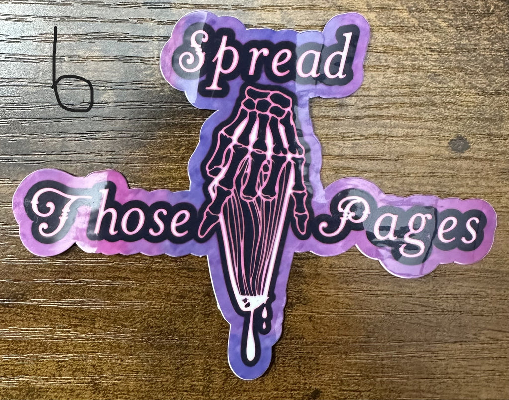 Smut Sticker: Spread those pages