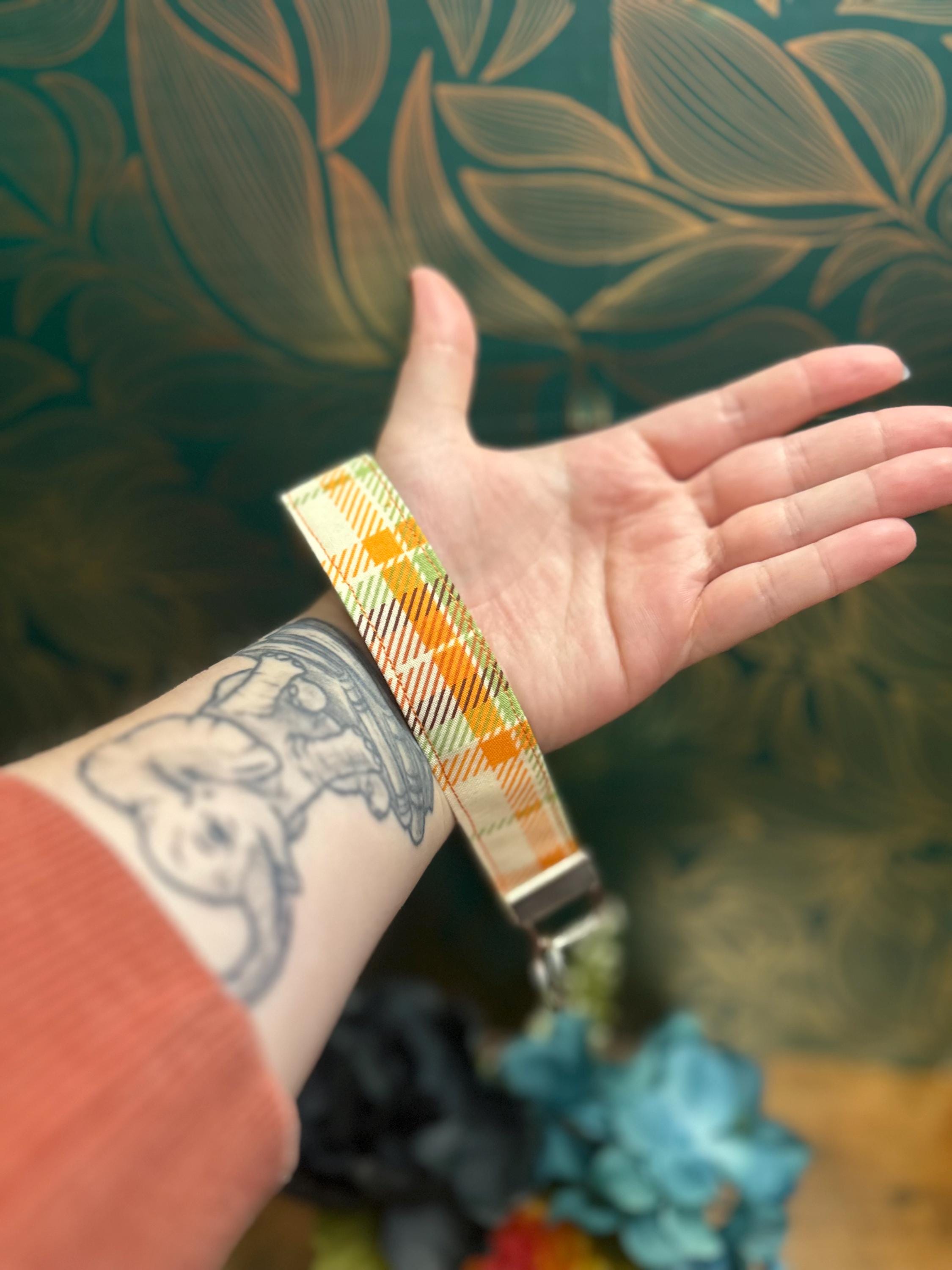 Fall  keychain wristlet