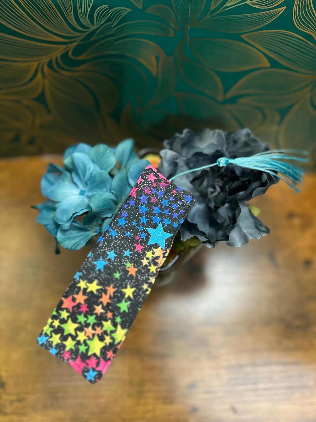 Colorful Star Bookmark with Tassel