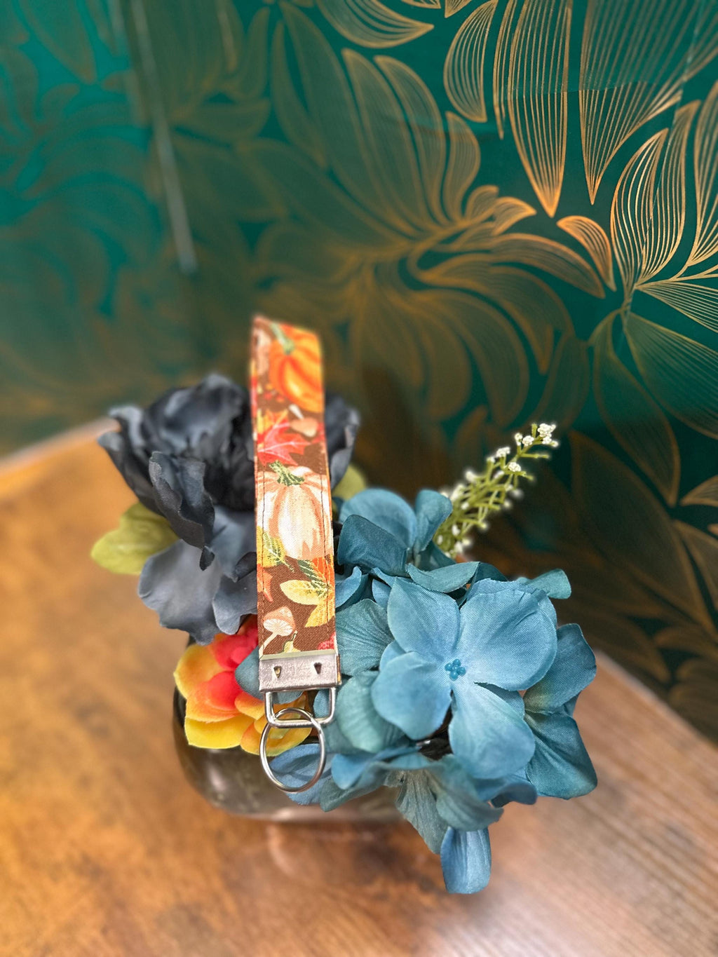 Fall  keychain wristlet